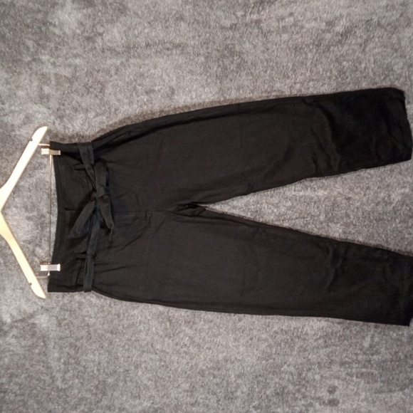 Sézane Austin Trousers Black Womens Office Work Career Pants Size 10/42 - Picture 3 of 12